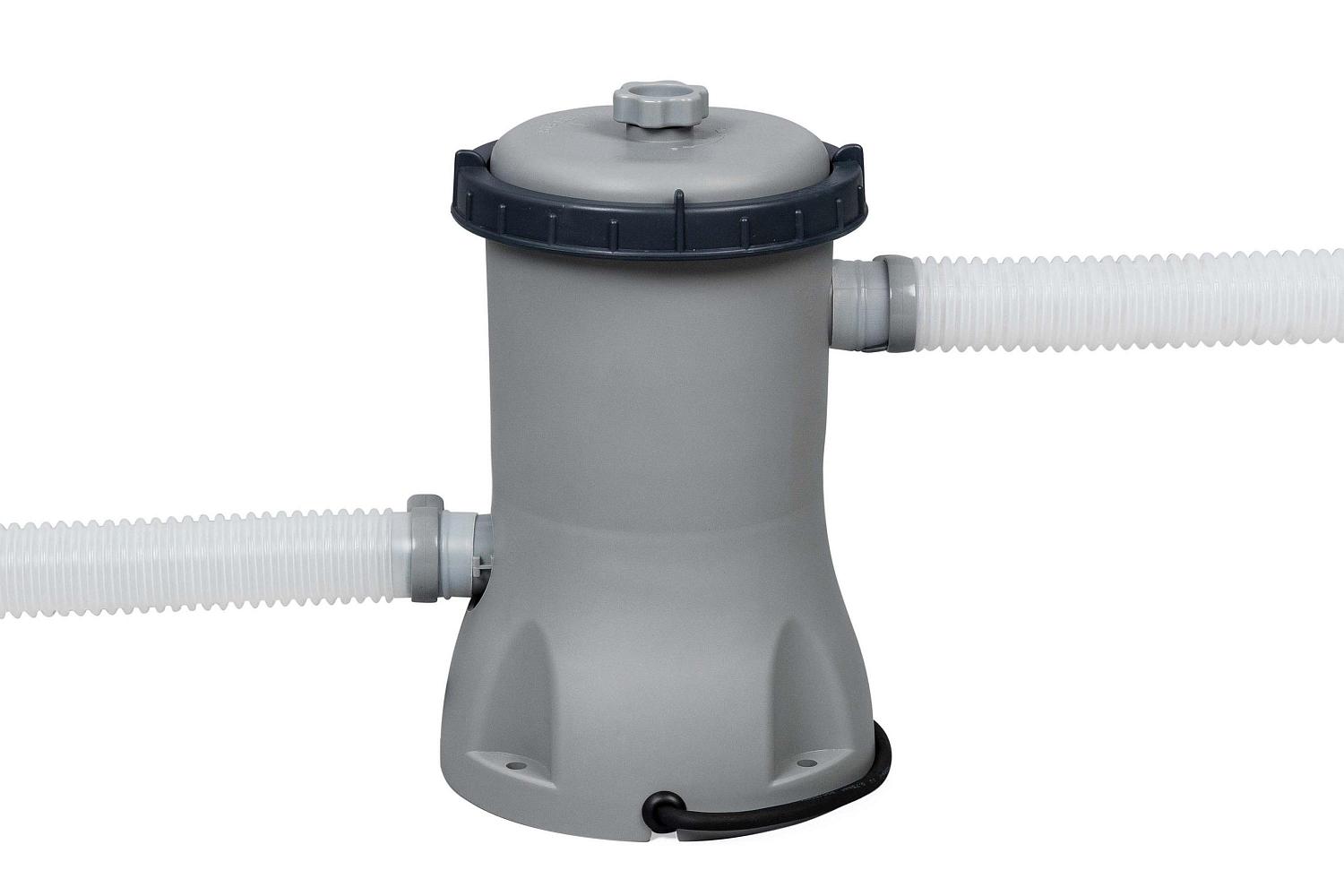 Каркасный бассейн Bestway 56456 BW, Power Steel 412х201х122см, 8124л, фильтр-насос, лестница фото 3